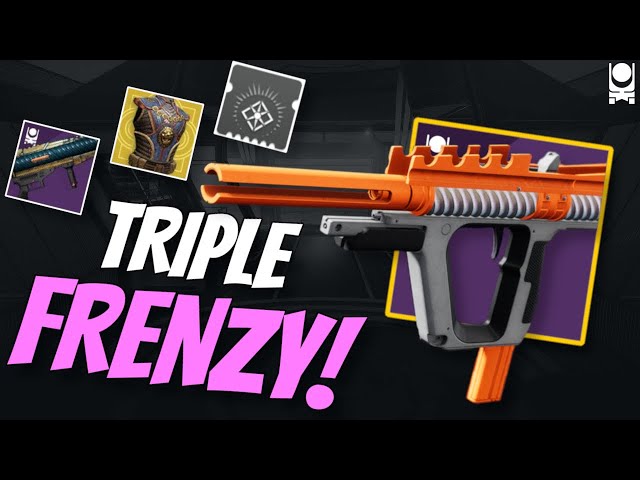 TRIPLE FRENZY IS NUTS - Constant Abilities and Extreme Damage - Solar Hunter Build - Destiny 2