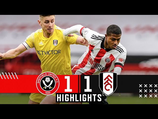 Sheffield United 1-1 Fulham | Premier League Highlights | Sharp earns point on Brewster debut.
