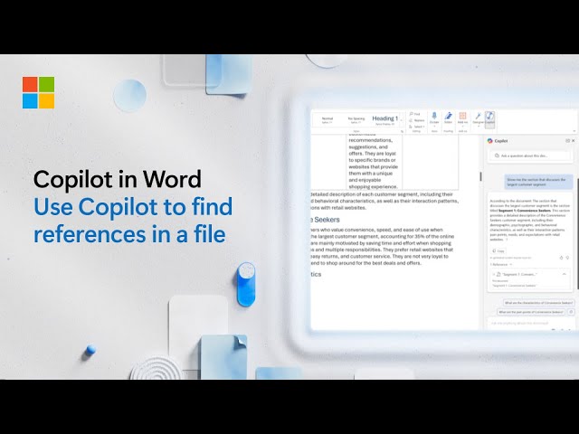 Use Copilot to find references in a Word file | Microsoft Copilot Tutorial