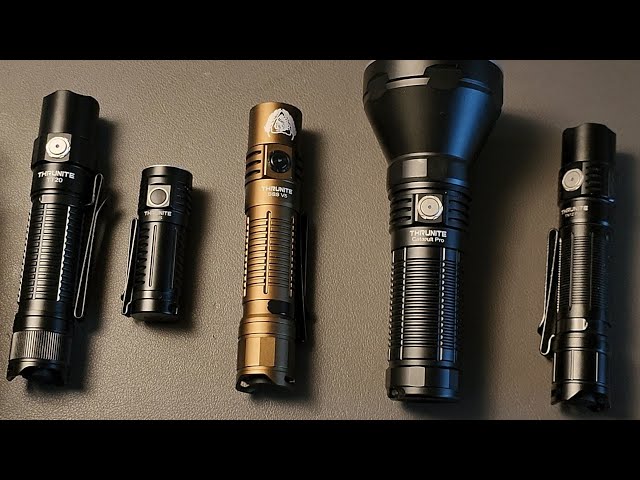 Top 5 Flashlights, from Thrunite. (#1 may be the best 18650 for the 💰)