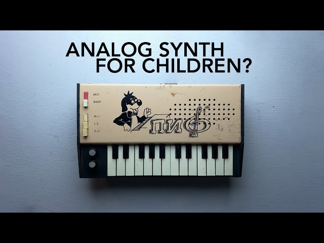 Soviet Pif synth: a cute analog synthesizer for children (+ FREE Sample Library)