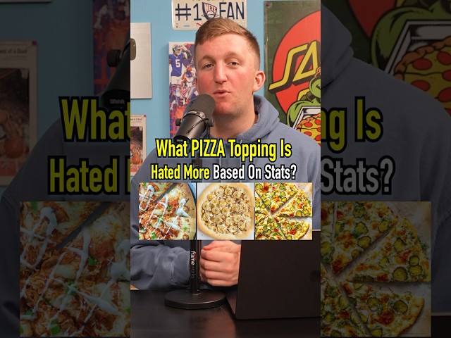 What Pizza Topping Is Hated More Based On Stats? #shorts #pizza #food #hate #topping #thisorthat