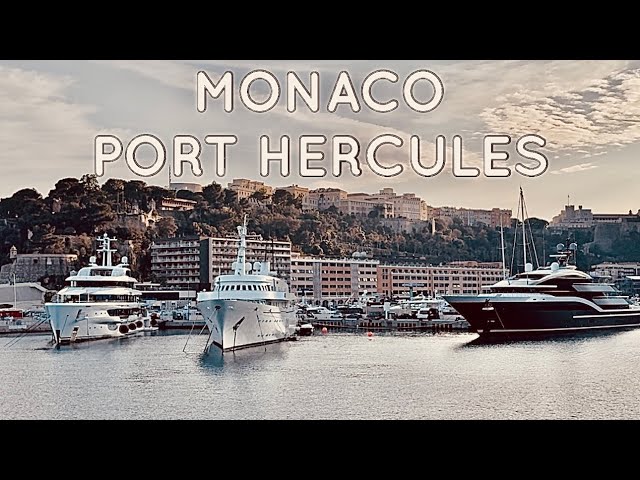 Visiting Monaco Superyachts before the grand prix begins 2024