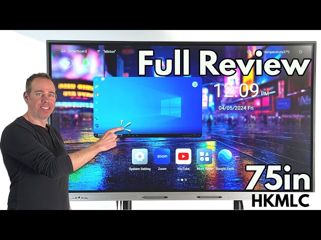 Smart Board 2024 Review: The HKMLC 75 Ultimate Interactive Whiteboard Experience?