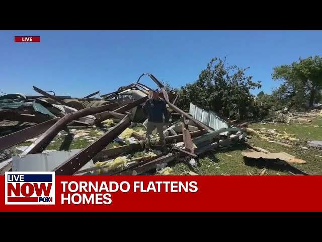 Powerful tornado devastates Barnsdall, Oklahoma | LiveNOW from FOX