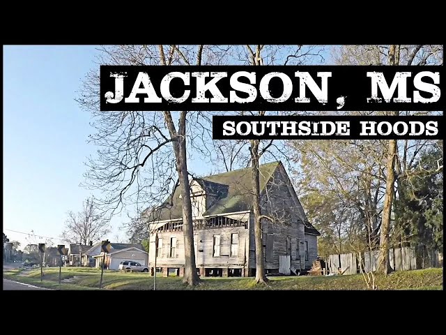 JACKSON MISSISSIPPI DRIVING THROUGH THE WORST AND MOST VIOLENT HOODS & GHETTOS - 4K
