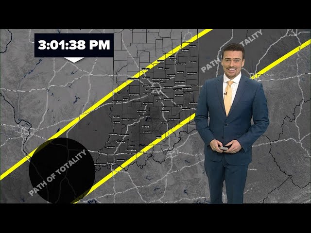 Cloud chances forecast for the total solar eclipse in Indiana | April 4, 2024