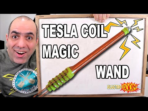 Making a Tesla Coil Magic Wand, to Celebrate 5 MILLION SUBS!