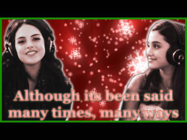 Elizabeth Gillies and Ariana Grande - "Chestnuts (Roasting on an Open Fire)" - Lyrics Video