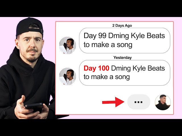 Rapper Dm'ed me 100 Days in a row to work