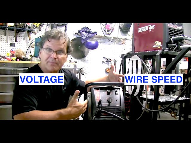 Mig Welding Basics part 3-Setting Voltage and Wire Speed