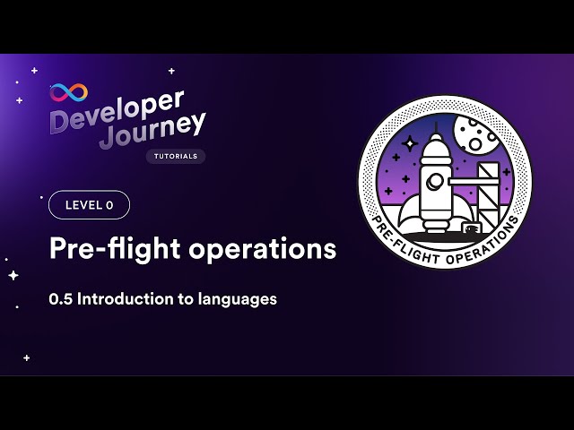 ICP Developer Journey 0.5 | Introduction to languages