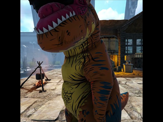 Syntac Reacts to the New Inflatable Rex Costume in #Ark #ArkSurvival #Syntac