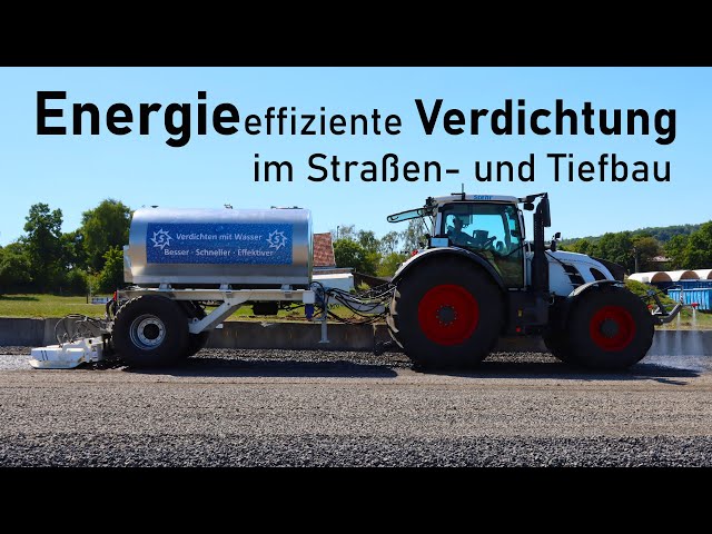 Energieeffiziente Verdichtung im Straßen- und Tiefbau mit Maschinen von Stehr