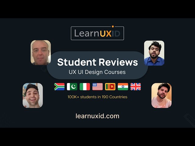 Student Video Reviews about Learnuxid - UX UI Design Courses