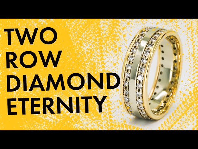 Diamond Eternity Ring (Two-Row Two-Tone!)