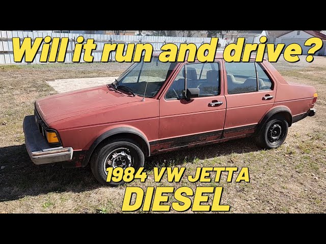 S4 E13. Will it run and drive?  Abandoned project 1984 Volkswagen Jetta diesel
