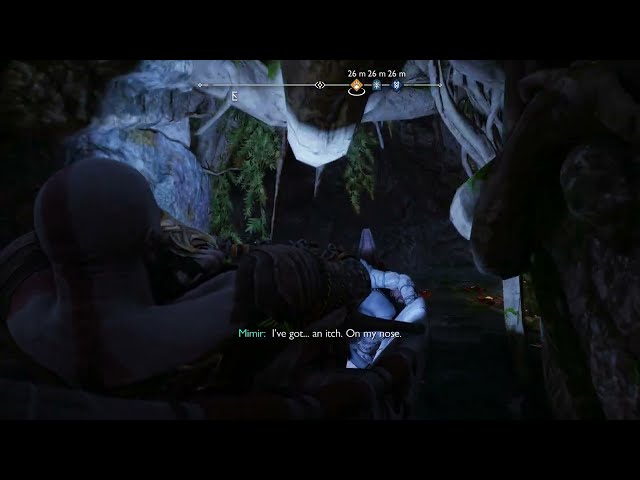 Mimir tells Kratos to give him a scratch | Rare interactions | God of War Ragnarok
