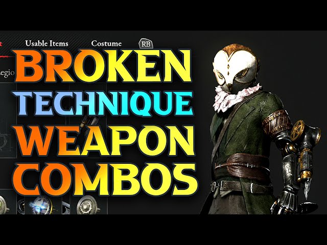 How To Build BROKEN Technique Weapon in Lies of P - BEST Technique Blade + Handle Combo