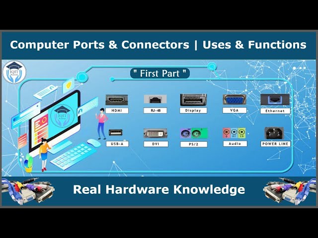 Computer and Laptop Ports | Uses and Functions | Types of Ports and Connectors | Explained | Part-1.