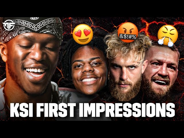 KSI gives his thoughts on IShowSpeed, Conor McGregor & Jake Paul | First Impressions