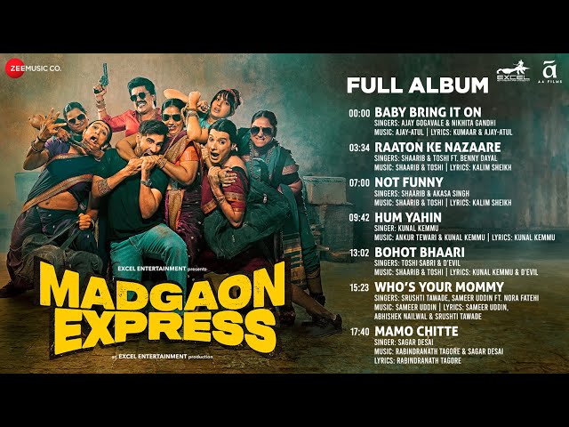 Madgaon Express - Full Album | Divyenndu, Pratik Gandhi, Avinash Tiwary, Nora Fatehi