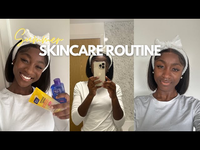 Summer Skincare Routine 2023 | 3 EASY STEPS | TIPS & ADVICE | DARK SKIN BLACK GIRL