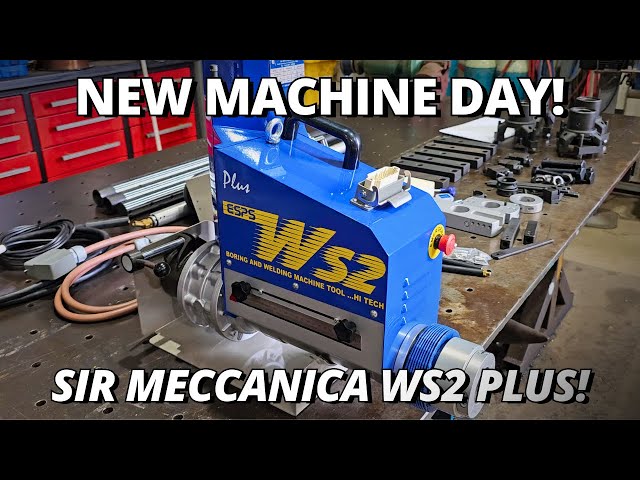 New Machine Day! | Unboxing Sir Meccanica WS2 PLUS Portable Line Boring System