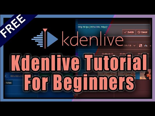 Kdenlive Video Editor Tutorial | Best Free Video Editing Software 2024