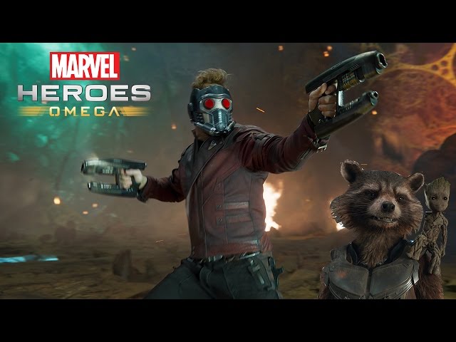 Marvel Heroes Omega GUARDIANS OF THE GALAXY Star-Lord and Rocket Raccoon Stream (Playstation 4 Pro)