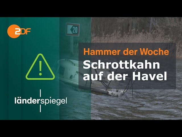 Schrottkahn auf der Havel | Hammer der Woche vom 06.01.24 | ZDF