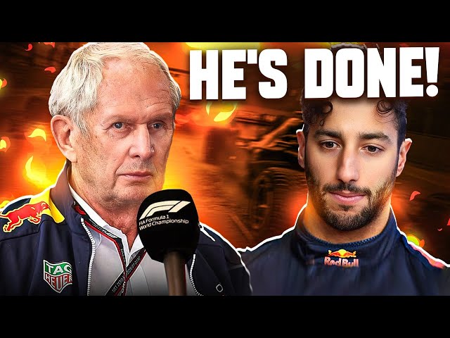 BAD NEWS for Daniel Ricciardo after Helmut Marko STATEMENT!