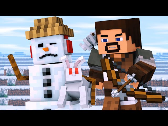 Snowman & Villager Life 3 - Minecraft Animation