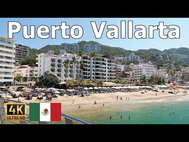 Puerto Vallarta, Mexico -- Gorgeous Afternoon Walk Along the Beach and Old Town