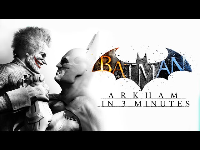 All Batman Arkham Games in 3 Minutes! (Batman Arkham Cartoon Animation)