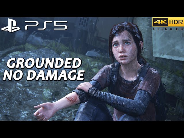 The Last of Us Part 1 PS5 Aggressive Gameplay - The Outskirts ( GROUNDED / NO DAMAGE )