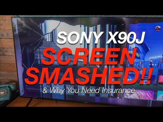 Sony X90J Review DELAYED | SCREEN SMASHED!!