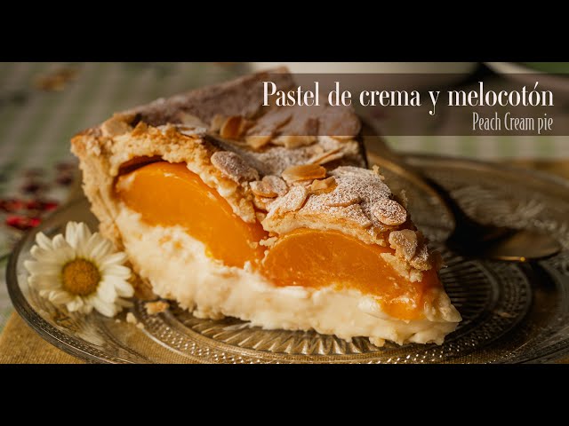 Pastel de crema y melocotón - Peach Cream Pie