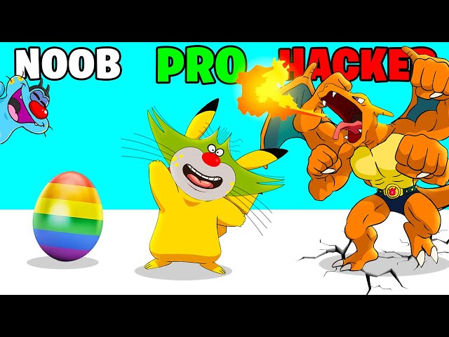 NOOB vs PRO vs HACKER | In Monster Catch 3D | With Oggy And Jack | Rock Indian Gamer |