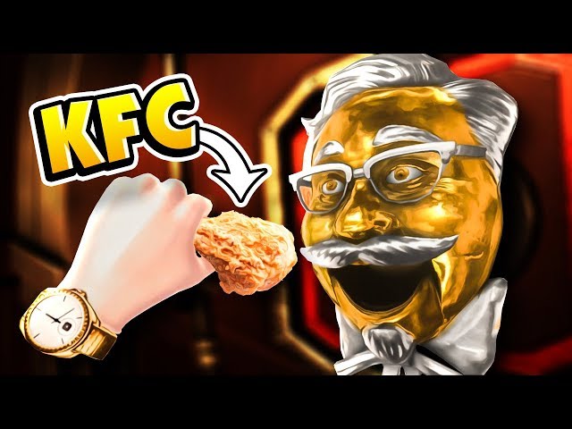 FEEDING KFC TO A GOLDEN HEAD - KFC The Hard Way Gameplay