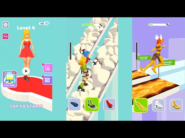 Shoe Racing Level 1-9 #gameplay #walkthrough #funny #androidgames #ios
