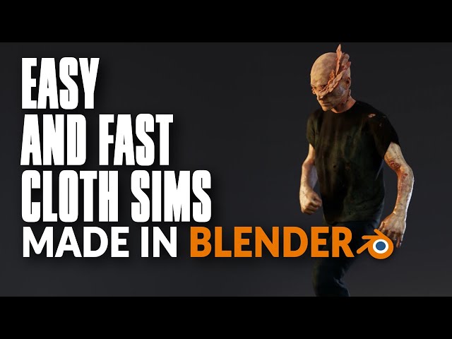 EASY FAST CLOTH SIMS IN BLENDER