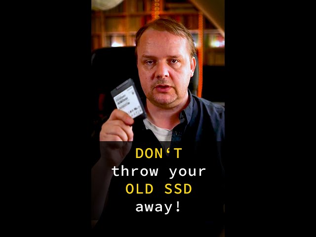 DAILY #4 | DON'T throw your OLD SSD away! | Use it for your PROGRAMMING or EDITING | #shorts