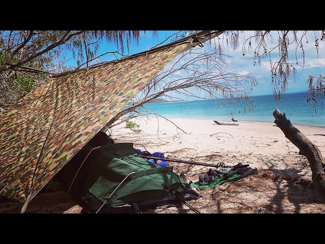 It Started Out Great, But... Solo Beach Camping On An Uninhabited Island - Day 1