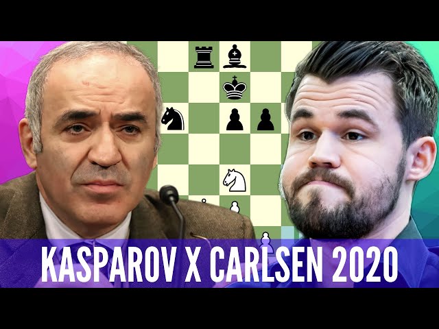 A partida de xadrez mais esperada || Garry Kasparov x Magnus Carlsen (2020)