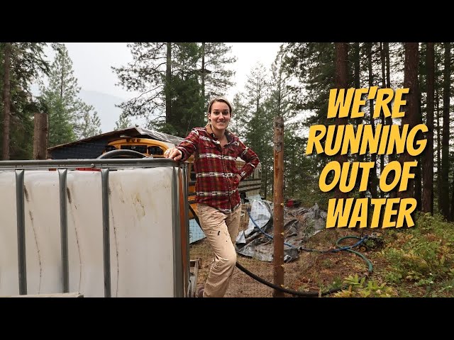 We're Running Out Of Water | Getting Water From The Creek