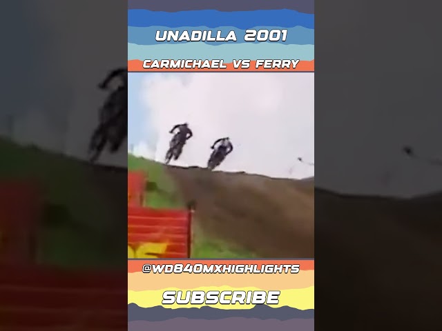 Ricky Carmichael vs Tim Ferry At the Unadilla Motocross 2001 #motocross #dirtbike #supercross