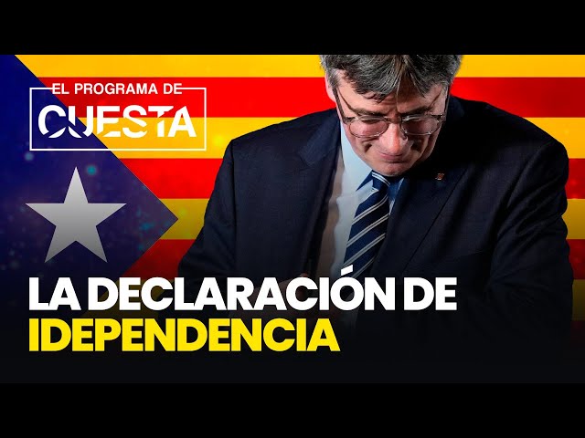 Esta es la declaración de independencia que prepara Puigdemont para después de las elecciones