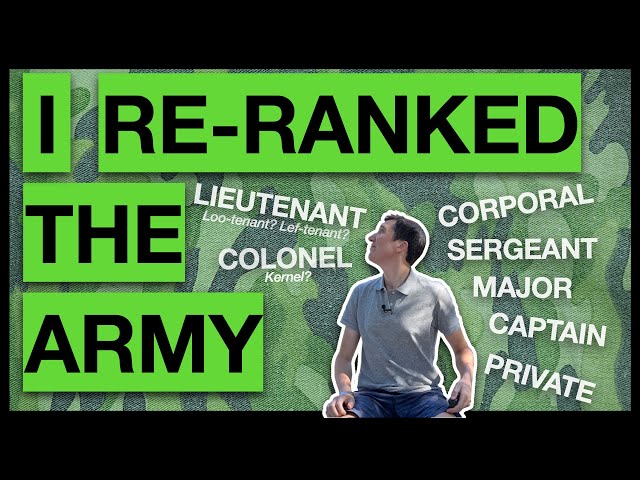 MILITARY RANK WORDS: How to say 'lieutenant' and why army hierarchy is all wrong