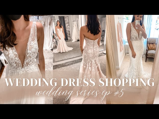 Come Wedding Dress Shopping With Me - Trying to find my DREAM dress Part 1 | Wedding Series Ep. 5